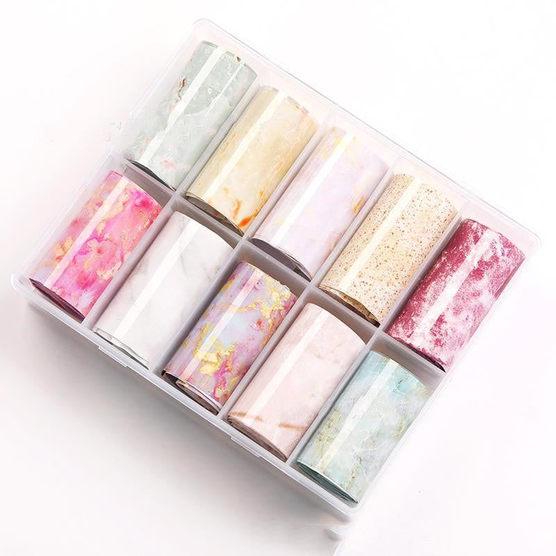 Nail Transfer Foil | Marble Collection